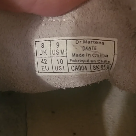 Dr. Martens Dante Venice White Leather Sneakers - Picture 10 of 13